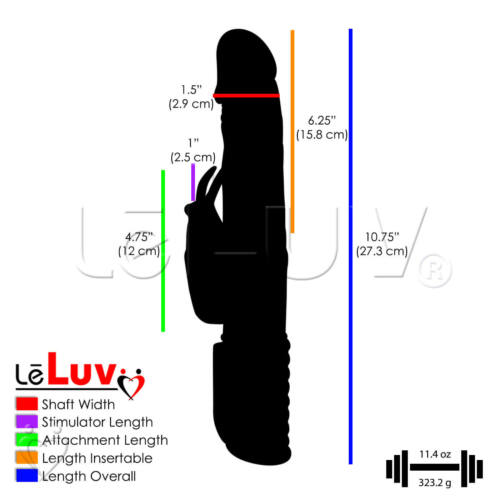 Rabbit Vibrator WAVE PASSION Rotating Digital Control