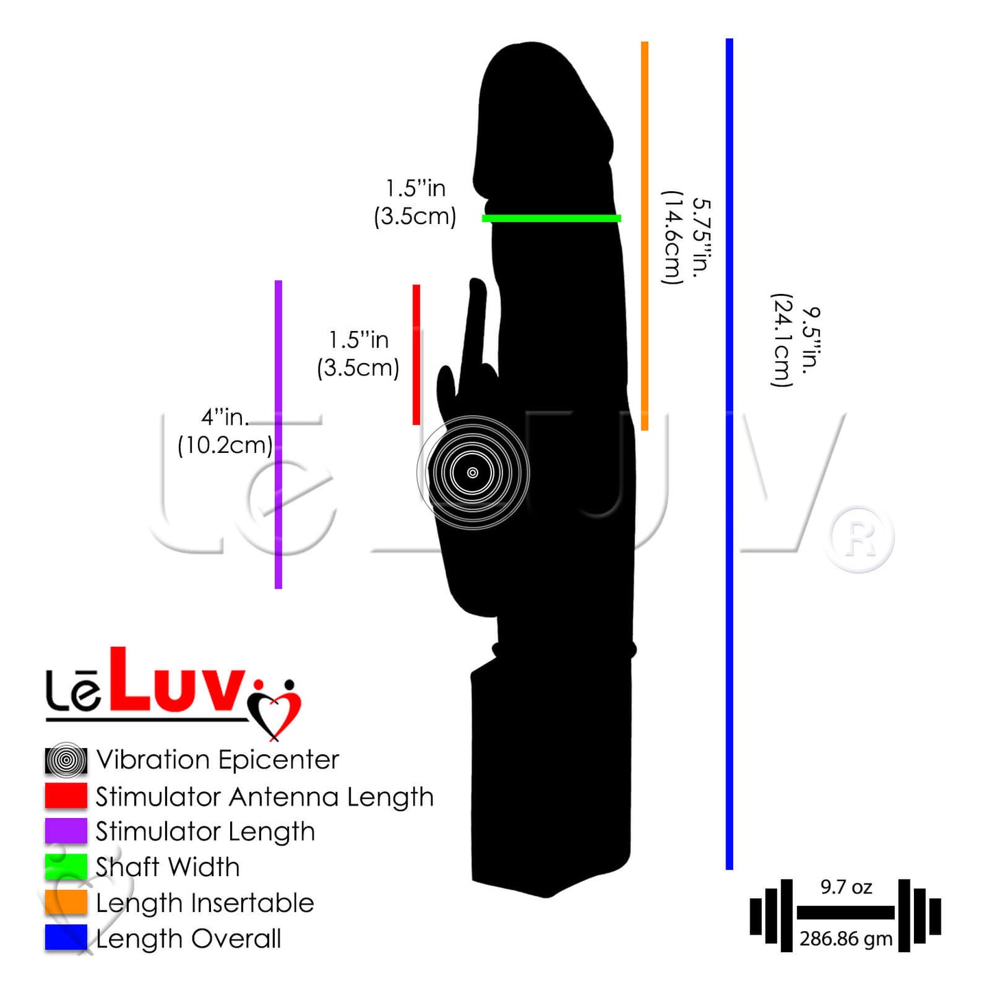 Rabbit Vibrator Twirling Rotating