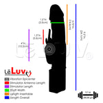 Rabbit Vibrator Twirling Rotating