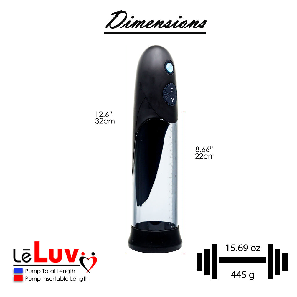BathBud Waterproof Fully Submersible Electric Penis Pump