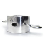 CBT Cock Ring Testicle Scrotum Stretcher w/ Eye Hooks | Stainless Steel
