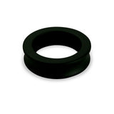 Imperator Cock Ring Stainless Steel Concave Edge Black Plasma Coated (Black) ID 38 mm (1.50")