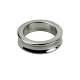 Imperator Cock Ring Stainless Steel Concave Edge Mirror Hand Polished (Silver) ID 42 mm (1.65")