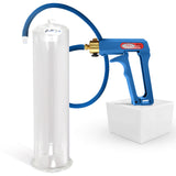 Penis Pump MAXI Blue with Premium Hose Upgrade 9 or 12 Inch Length by 1.35-5.0 Inch Diameter