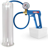 Penis Pump MAXI Blue with Premium Hose Upgrade 9 or 12 Inch Length by 1.35-5.0 Inch Diameter