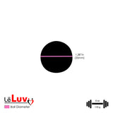LeLuv Eyro Stainless Steel Anal Hook with Rope Ring and Ball