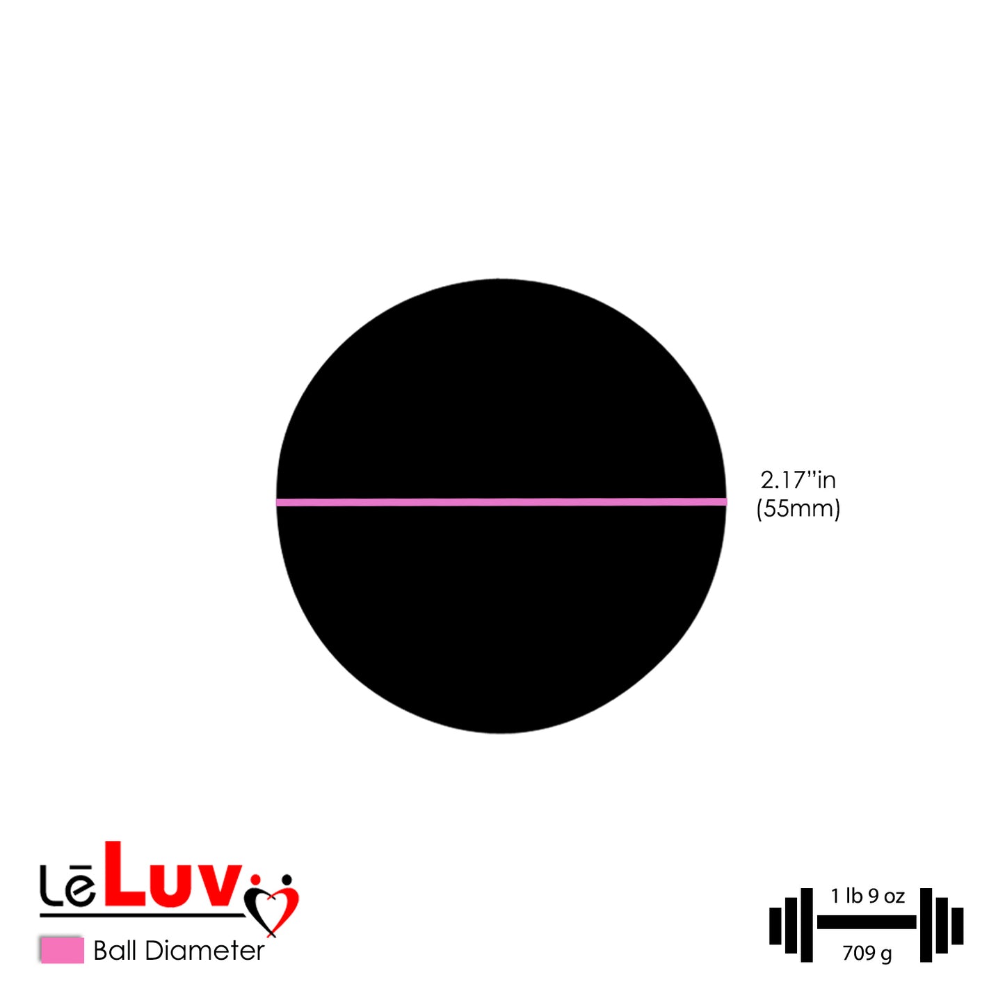 LeLuv Eyro Replacement Stainless Steel Anal Ball with Threaded Hole for Hooks and Anchors