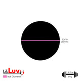 LeLuv Eyro Stainless Steel Anal Hook with Rope Ring and Ball