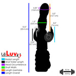 Rabbit Vibrator TRIPLE NIRVANA Twirling Multispeed