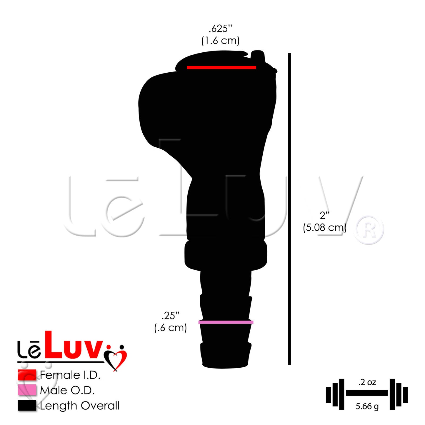 Male-to-Female Quick-Disconnect Hose Adapter Fitting 1/4 Inch