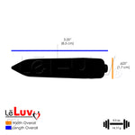 Vibrating Bullet Mini Pointed 3.25 Inch Pick a Color