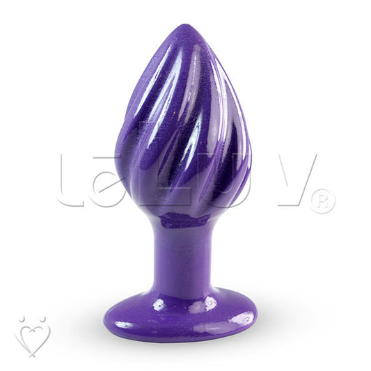 Butt Plug Swirled 3D Printed 5.25 Inch - Choose Girth