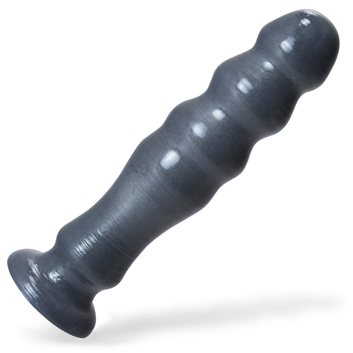 Medium 6 Inch x 1.4 Inch SMOOTHIE 3D Printed Dildo - Silver (Silver)