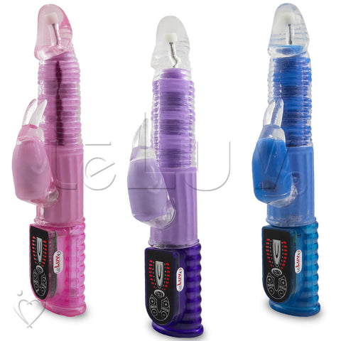 Rabbit Vibrator Wave Action Motion Showerproof Multispeed