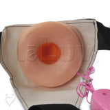 Strap-On Hollow Male Vibrating 6 Inch