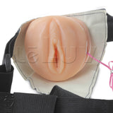 Strap-On Hollow Male Vibrating 6 Inch