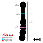 LeLuv Glass Amber Glow 3 Piece Gift Set Dildos