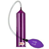 2.25"x9" EasyOp Purple GOOD Bgrip Purple Grip+Cylinder Clear Hose BASIC Penis Pump