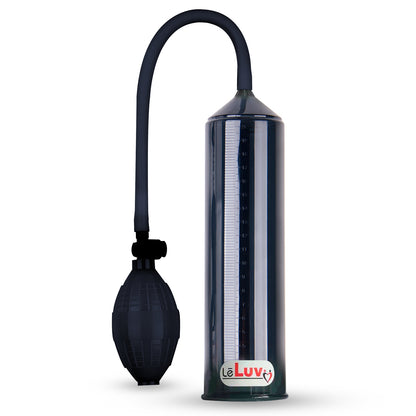 LeLuv BEST EasyOp Penis Pump | Bgrip with Slippery Silicone Hose Upgrade | Choose Color