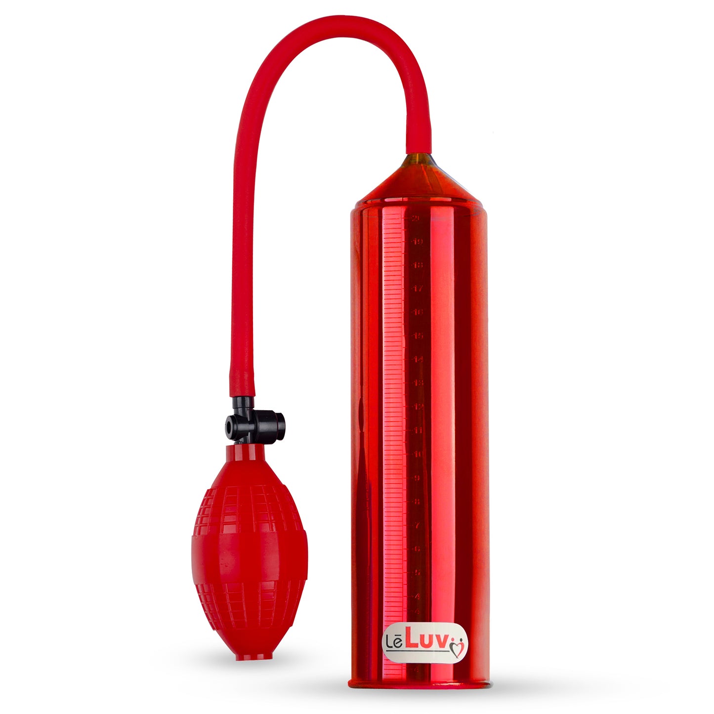 LeLuv BEST EasyOp Penis Pump | Bgrip with Slippery Silicone Hose Upgrade | Choose Color