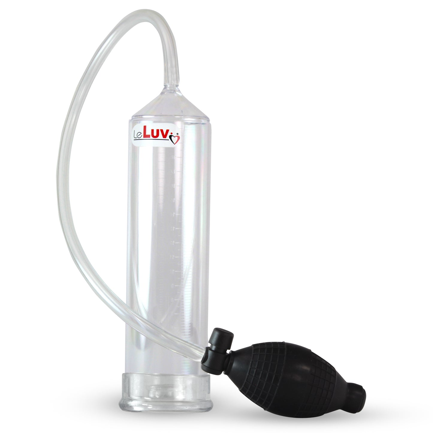 LeLuv BEST EasyOp Penis Pump | Bgrip with Slippery Silicone Hose Upgrade + TPR Sleeve | Choose Color