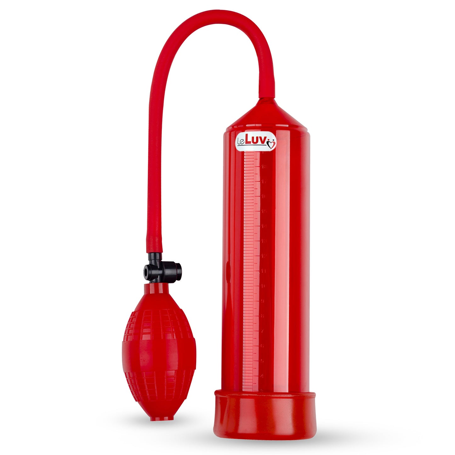 LeLuv BEST EasyOp Penis Pump | Bgrip with Slippery Silicone Hose Upgrade + TPR Sleeve | Choose Color