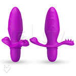 Anal Plug Vibrator 10 Mode Smooth Silicone