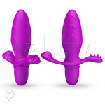 Anal Plug Vibrator 10 Mode Smooth Silicone