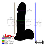 Dildo Thick Realistic Light Brown Vibrating with Suction Cup