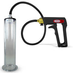 LeLuv Maxi Penis Pump | Black Handle, Silicone Hose, All Gauge Options | WIDE FLANGE Cylinder