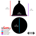 LeLuv Breast Pump | Tgrip Handle, Single or Pair of Cups