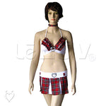Hearts School Girl Uniform Halloween Costume