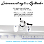 Double-Ended Cylinder for Buddy Penis Pumps | 16"-22" Length, 1.75"-2.25" Diameter
