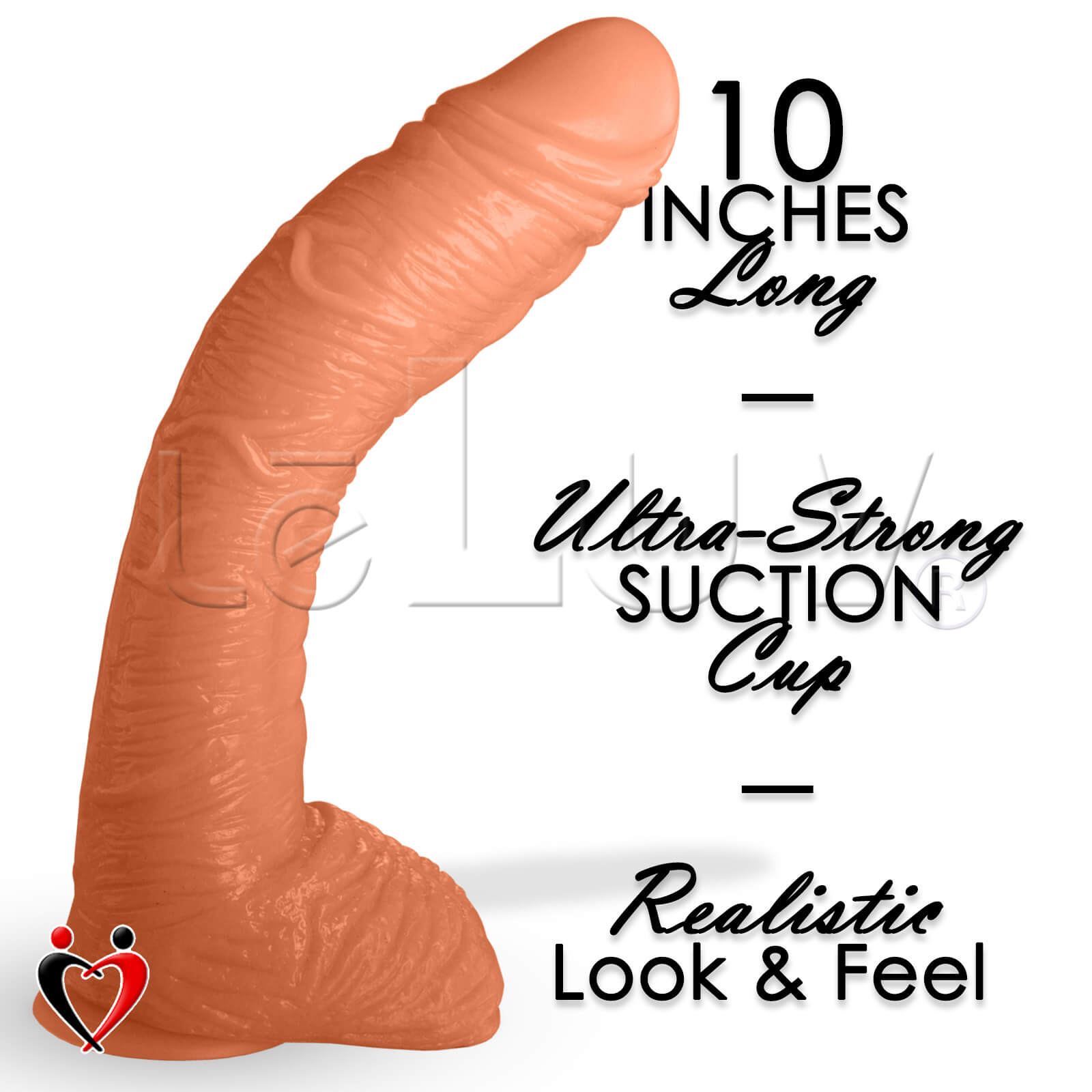 Dildo Big Bent Suction Cup Thick Veiny Curved