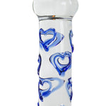LeLuv Glass OCEAN Blue 3 Piece Gift Set Dildos & Butt Plug