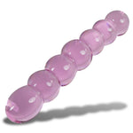 LeLuv Glass Butt Plug & Glass Dildos Pretty Pink 3 Piece Gift Set