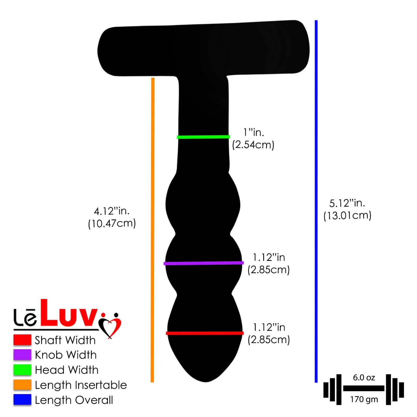 LeLuv Bundle - 3 items: Bubble Gum Glass Dildo & Butt Plug Gift Sets
