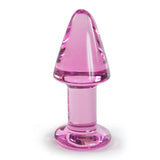 Bundle - 3 items: Bubble Gum Glass Dildo & Butt Plug Gift Sets