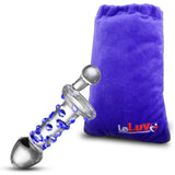 LeLuv Glass 6 Inch Medium Juicer Spinning Handle Anal Toy
