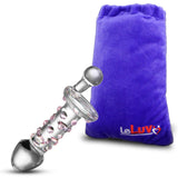 LeLuv Glass 6 Inch Medium Juicer Spinning Handle Anal Toy