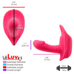 Clit & G-Spot Vibrator Strapless 30-Function Remote-Controlled Waterproof