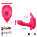 Clit & G-Spot Vibrator Strapless 30-Function Remote-Controlled Waterproof