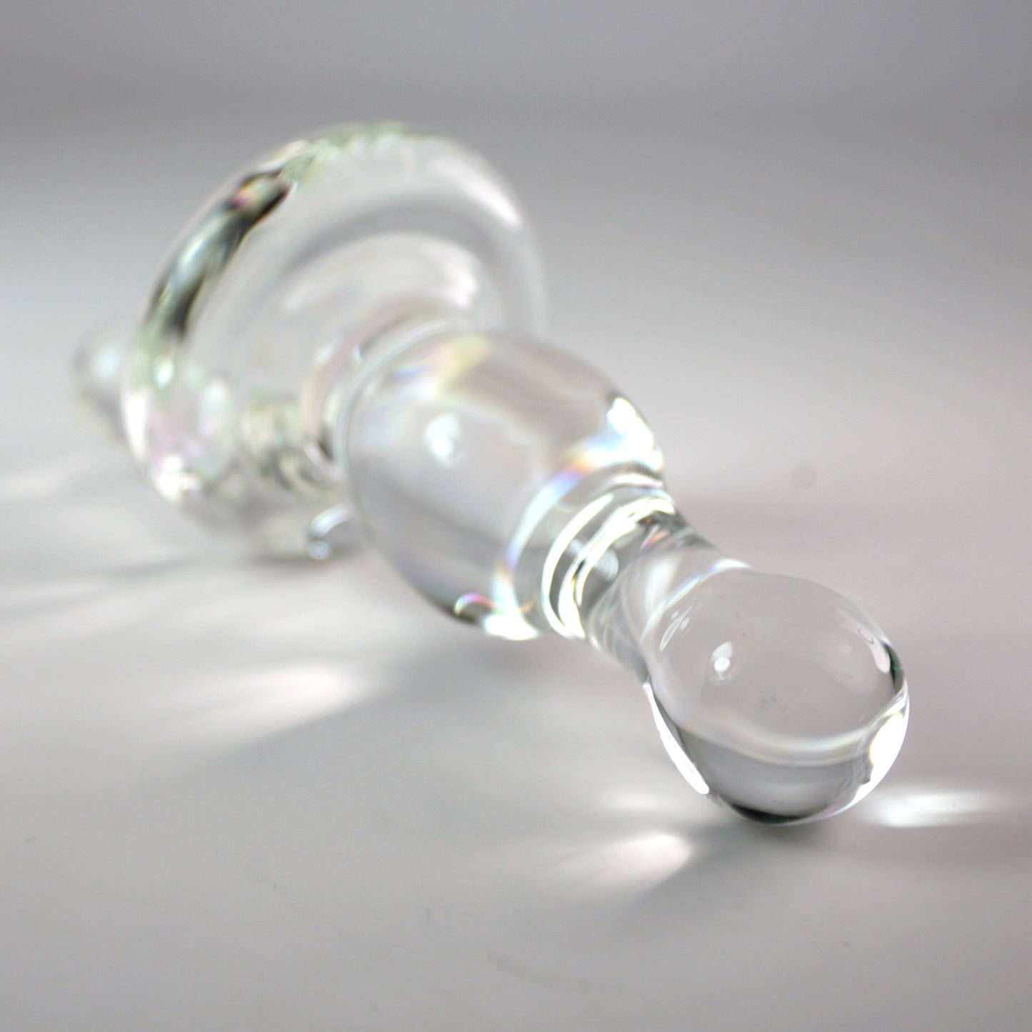 LeLuv Glass Clear Spinner Juicer One Wave Anal Toy