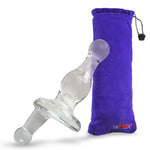 LeLuv Glass Clear Spinner Juicer One Wave Anal Toy