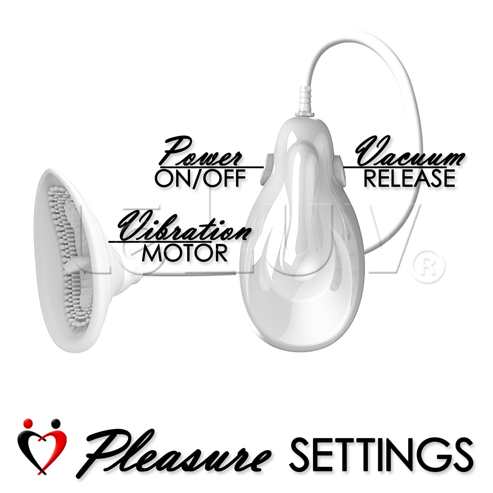 Pussy Vacuum Pump with Vibrating Clitoral Tickler