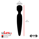 Wand Vibrator Multispeed Smooth Silicone
