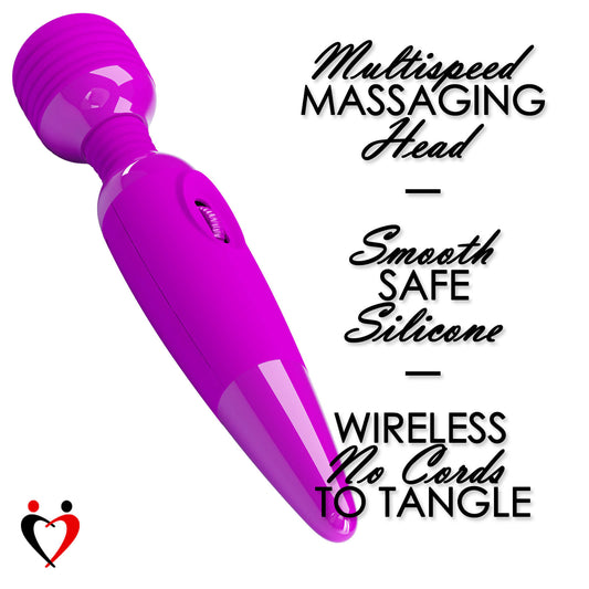 Wand Vibrator Multispeed Smooth Silicone