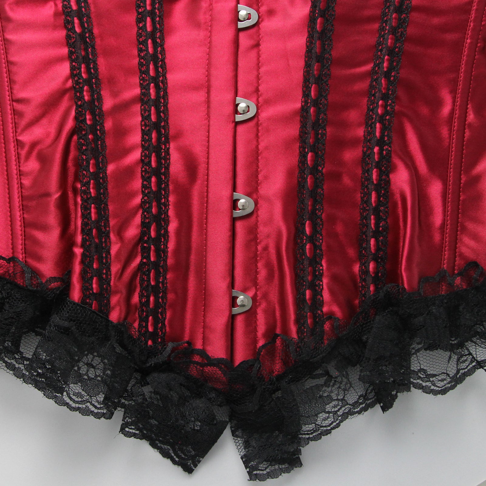 Lingerie Red Lace Back Bustier Corset G String PLUS SIZE AVAILABLE