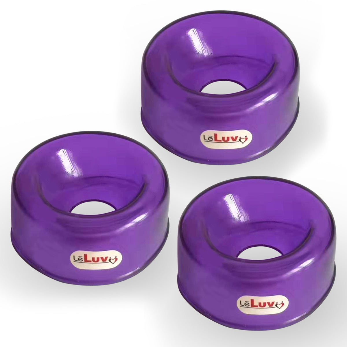 Set of 3 Translucent TPR Sleeves for EasyOp 2" Cylinders - Choose Opening Size