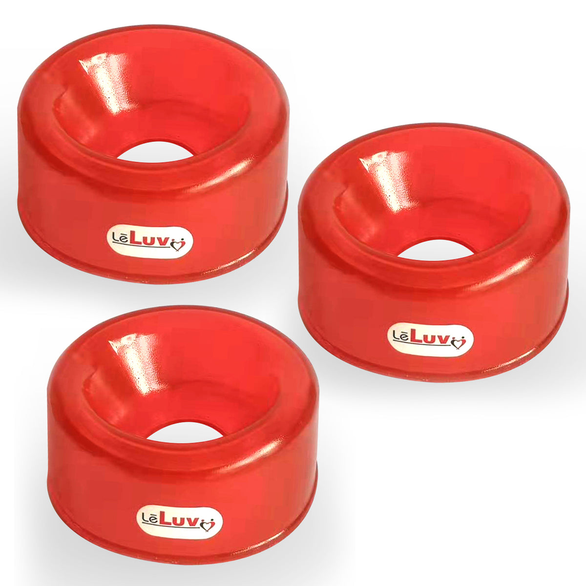 Set of 3 Translucent TPR Sleeves for EasyOp 2" Cylinders - Choose Opening Size